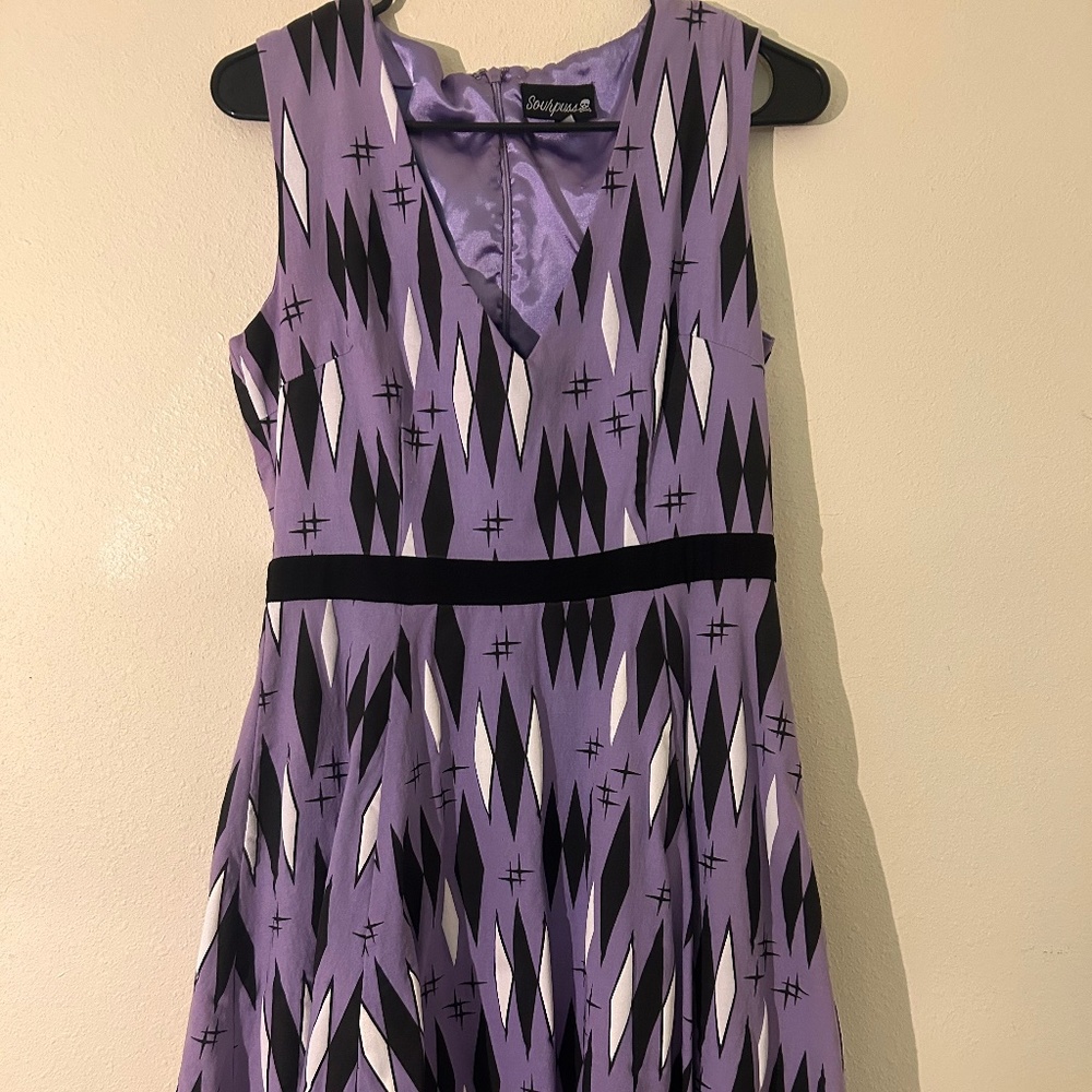 Sourpuss Retro Diamond Dress